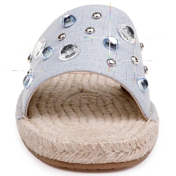 Badgley Mischka Jewel Kyra Espadrille Sandal Size 10. - Picture 4 of 11